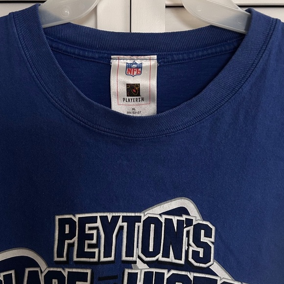 Men's Vintage Peyton Manning 2004 Passing Record Indianapolis Colts T-Shirt - XL - Picture 3 of 6